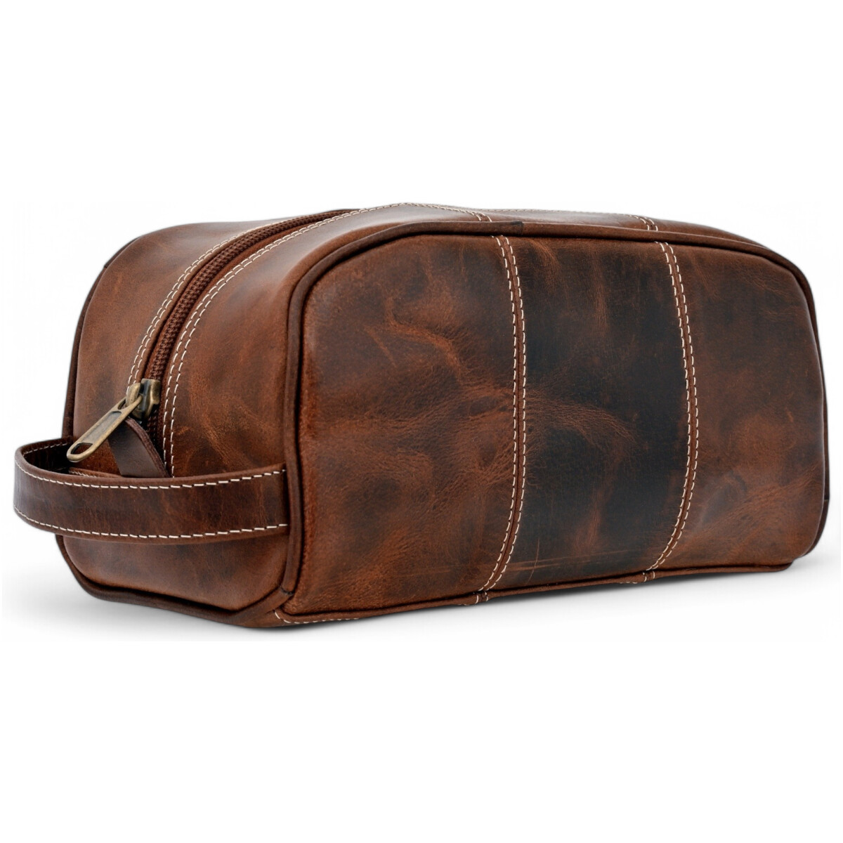 toiletry bag leather washbag for men